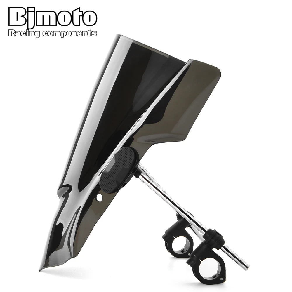 BJMOTO Motorcycle Adjustable Wind Screen Windshield For Yamaha MT03 MT25 MT07 FZ07 MT09 FZ09 FZ1 FZ8 YZF R6 SR400