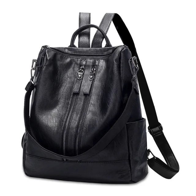 mochila mujer Backpack bag 2019 new pu leather ladies fashion backpack women plecak Mummy bag mochila