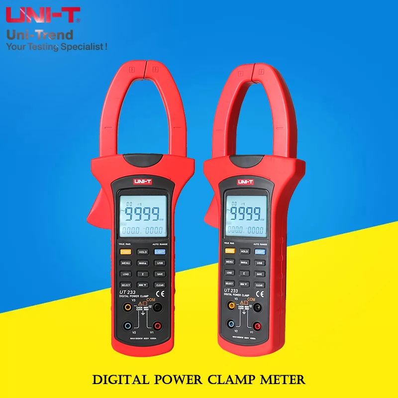 

UNI-T UT233 Digital Power Clamp Meter/UT243 Power and Harmonics Clamp Meter/True RMS Clamp Meter