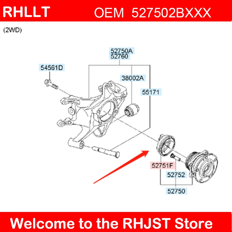 現代サンタフェdm IX45センチメートルソレント08-12 absセンサ後輪センサー車輪速センサーカバーoem 527502BXXX527502WXXX