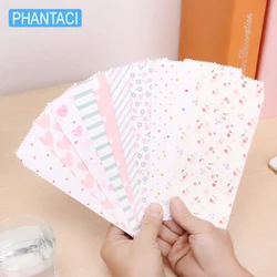 10 sztuk/zestaw koreański romantyczny biurowe koperta śliczne kropki miłość kwiat świeży papier DIY narzędzie kartka z życzeniami pokrywa Scrapbooking prezent