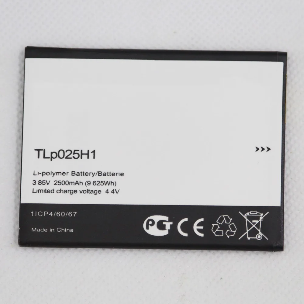 10 X 2500mah Mobile Phone battery TLp025H1 for Alcatel OneTouch POP 4 OT-5051X OT-5051D 5051X 5051D 5051J 5051M TLp025H1 Replace