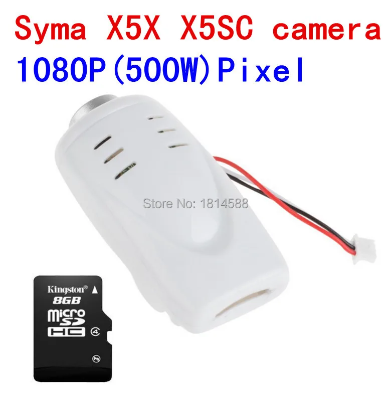 HD 1080P 500W pixel camera and memory card for Syma x5c X5SC X5C-1 RC airplane