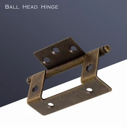135 Degree Open Furniture Hinges Heavy Duty Door Hinge for Kitchen Cabinet Antique Bronze Color Iron with Free Screws