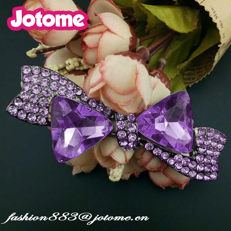 

100pcs/lot shoe decoration colorful rhinestone brooch for wedding invitation bow brooch pin shoe clips