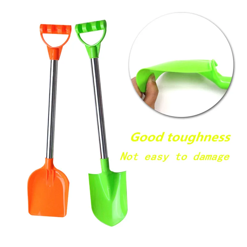 

Beach Toys Children's Stainless Steel Beach Shovel Snow Shovel Gardening Toys Children Outdoor fun Toys A003 2pcs/lot