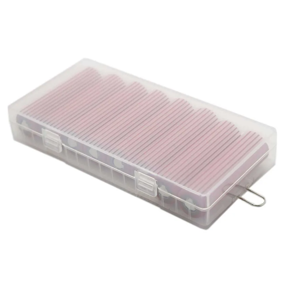 

MasterFire 400pcs/lot 8 X 18650 Batteries Holder Case 18650 PP Battery Storage Box with Hook Holder Transparent Hard Cover