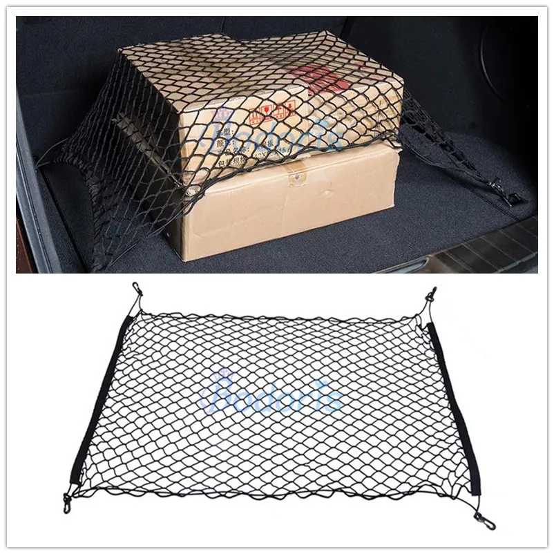 For Toyota LC 200 Land Cruiser Prado FJ 120 150 100 Rear Truck Storage Bag Luggage Nets Hook Organizer Dumpster Net Car Styling