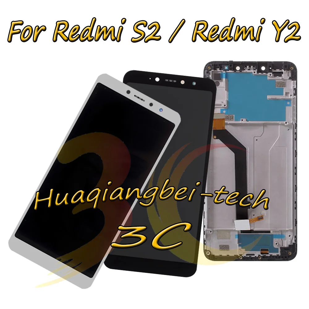 

5.99'' New For Xiaomi Redmi Y2 M1803E6I / Redmi S2 M1803E6C Full LCD DIsplay + Touch Screen Digitizer Assembly + Frame Cover