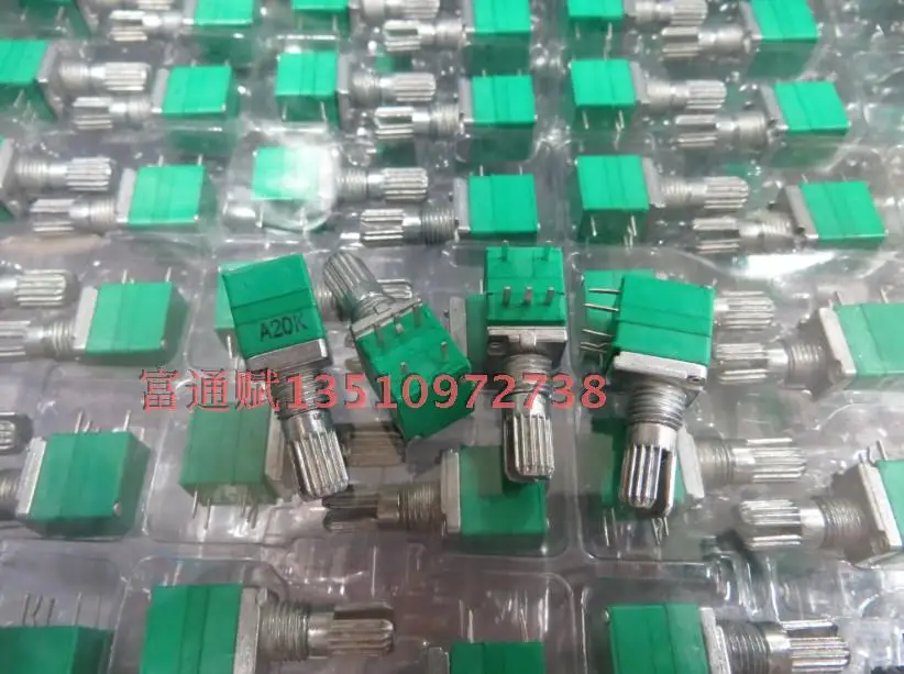 [VK] Single volume switch with a volume index potentiometer R097 type A20K 15MM flower axis