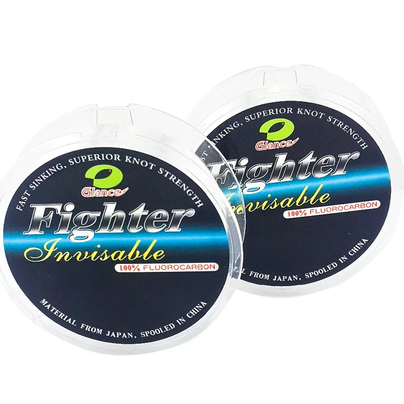 50M 100% Fluorocarbon Fishing Line Leader line for Braid Fishing Line Japan Quality, Durable Fishing Equipment