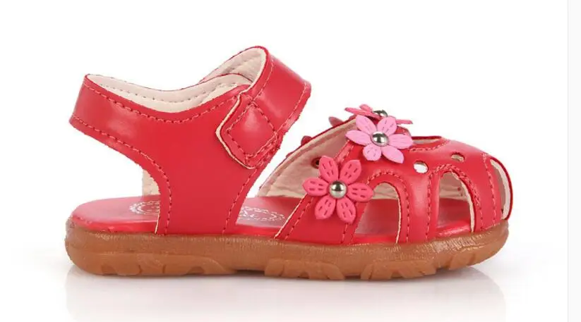 Kids Sandals Girls Summer 2017 New Dot Bow Shoes For Girls Fashion Princess Fish Head Kids Baotou children shoes cool Shoes