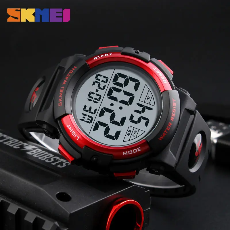 SKMEI Fashion Outdoor Sport Watch For Men Multifunction Wristwatches Military 5Bar Waterproof Digital Watch Relogio Masculino