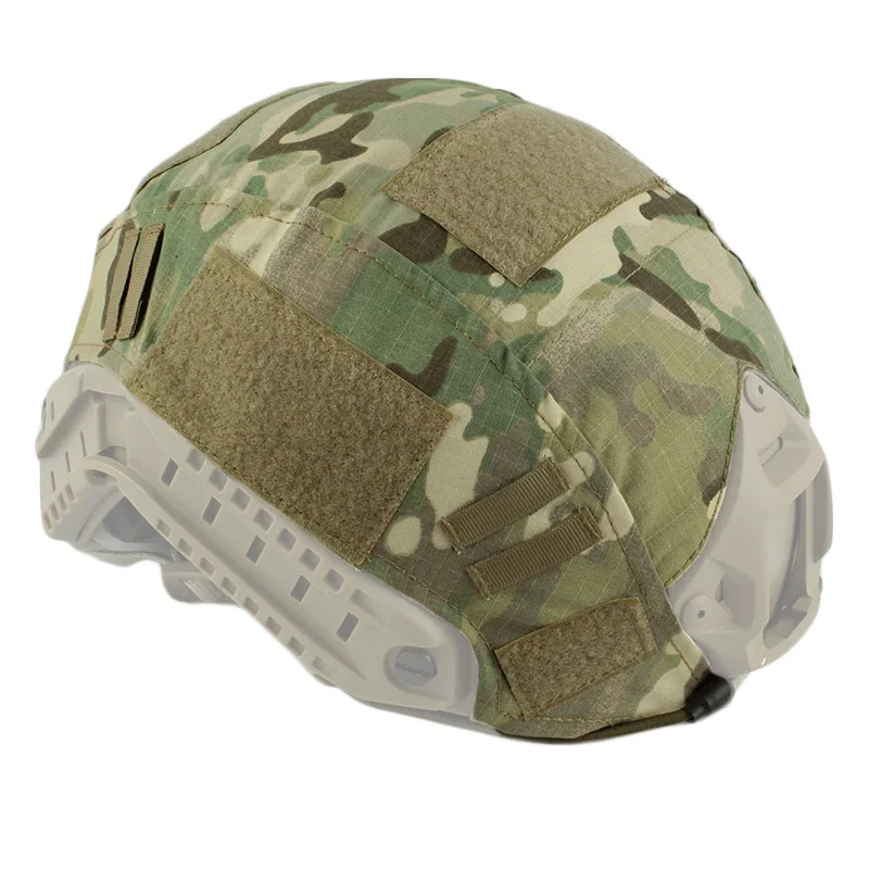 Cubierta de casco táctico VULPO Airsoft Paintball Wargame Gear, cubierta de casco rápido para casco estilo BJ/PJ/MH