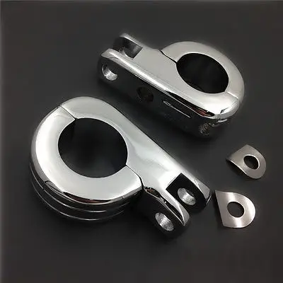 

1 1/4" Engine Guard Footpeg P Clamps For Harley Honda Kawasaki Suzuki Yamaha BSA