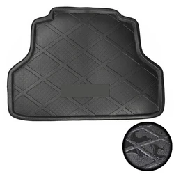 New Hsanzeo Black Rear Trunk Tray Boot Cargo Floor Mat for Mitsubishi Lancer 2006-2016 07 08 09 10 11 12 13 14 15