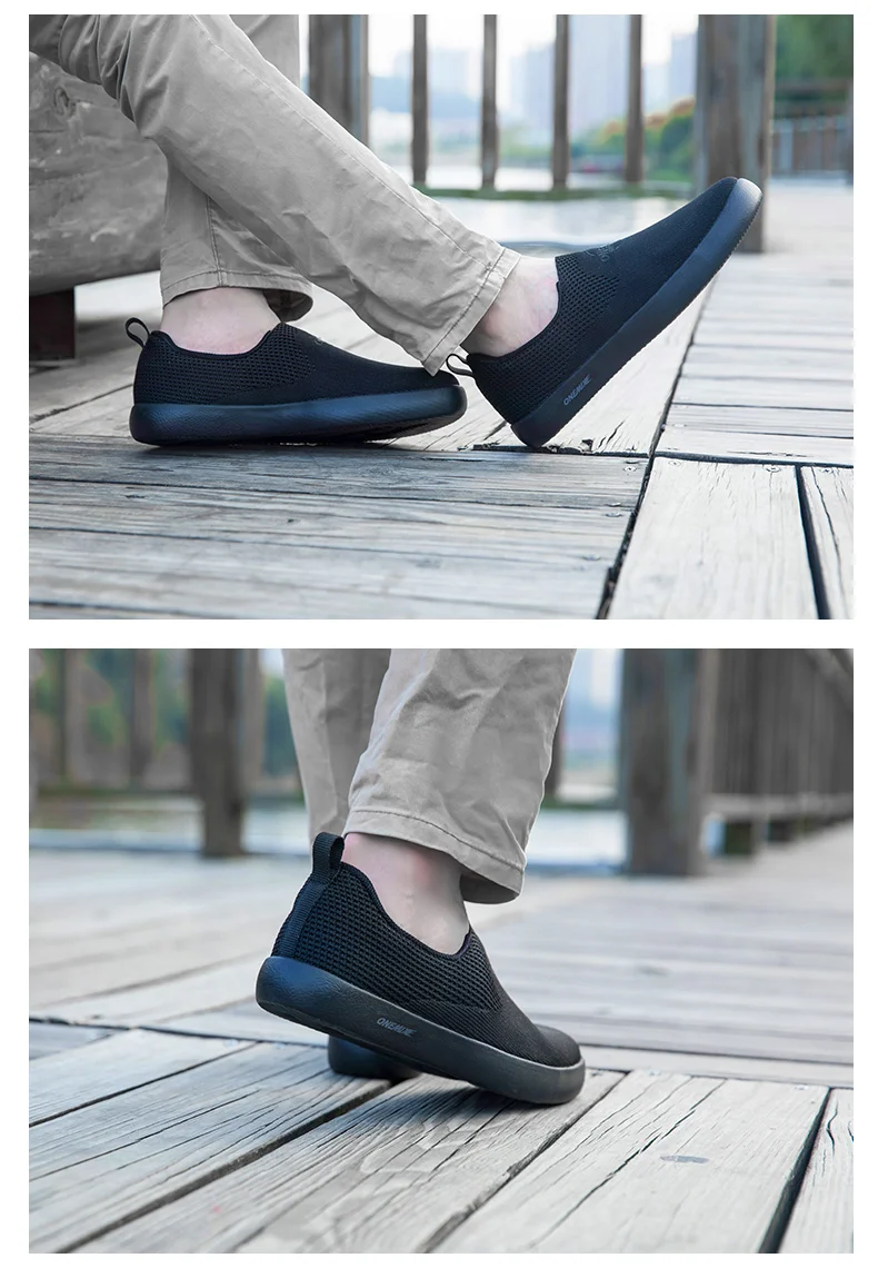 ONEMIX Damen-Sneaker, atmungsaktives Mesh, Herren-Straßenschuhe, leichte Büro-Slip-On-Sneaker für Outdoor-Walking-Schuhe – Detail 8