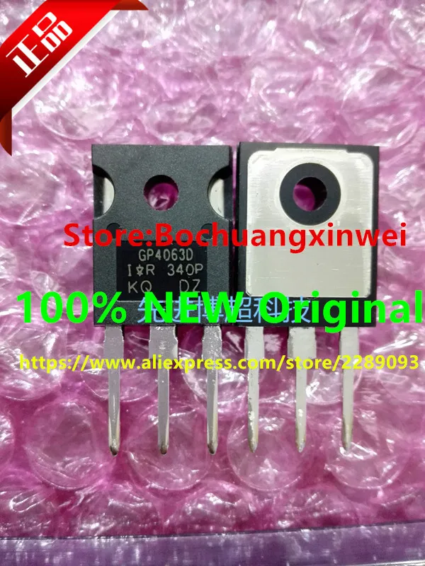 100% NEW Original IRGP4063DPBF IRGP4063D GP4063D GP4063 IRGP4063 IGBT 600V 96A 330W TO247