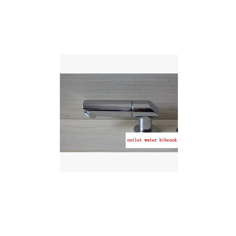 7 character style Copper chrome plated bathroom bathtub split faucet, Deck-Mounted bathtub faucet water tap bibcock