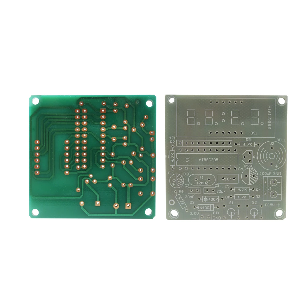 1set High Quality C51 4 Bits Electronic Clock Electronic Production Suite DIY Kits