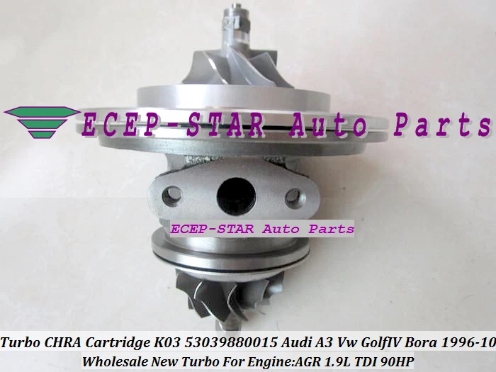 ww Turbo CHRA Cartridge Core K03 53039880015 53039700015 454159 454159-0001 For AUDI A3 For Volkswagen For VW Golf Bora AGR ALH