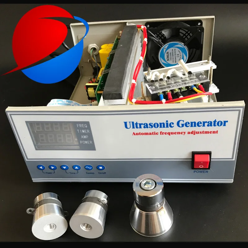 1200W/40KHZ/80KHZ/100KHZ Multi Frequency and Power adjustable digital Ultrasonic Generator For Ultrasonic Cleaner