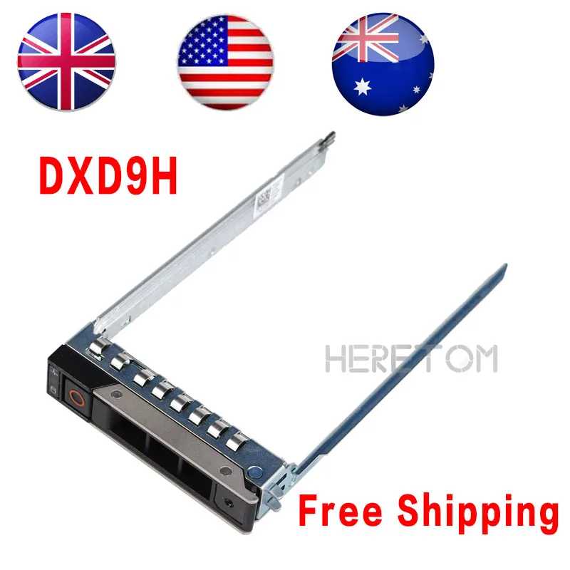 

Heretom US/UK/AU 2.5" Hard Drive TRAY CADDY For DELL Gen14 R740 R740xd R440 R940 R340 DXD9H G14 HDD Caddy Bracket