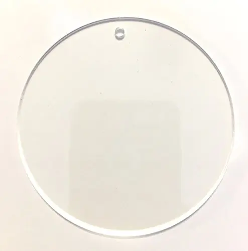 1inch Clear Acrylic Discs ,acrylic Round Circle For  Quality Keychains or Jewelry,25pcs/lot