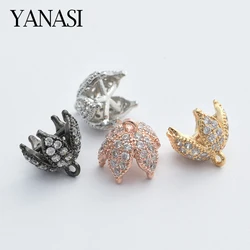9*9mm Tassel Cap Pendant Charms Accessories for Jewelry Making Diy Handmade Woman Earrings Necklace Gift