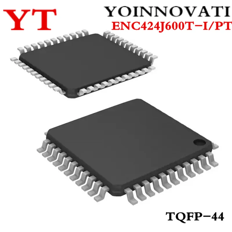  10pcs/lot ENC424J600T-I/PT ENC424J600T 424J600 ETHERNET CTRLR W/SPI TQFP44 IC best quality.