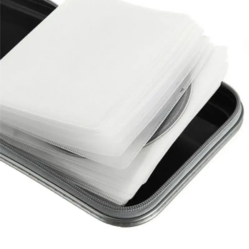 Чехол-Кошелек для CD/DVD дисков, на молнии, 40 шт.