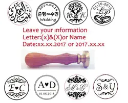 customize Wax Seal Stamp logo Personalized image custom sealing wax sealing stamp wedding Invitation Retro antique stamp custom