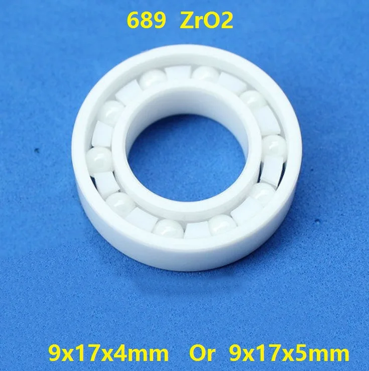 

5pcs/10pcs 689 ZrO2 full Ceramic bearing 9x17x4 9x17x5 mm Zirconia ceramic deep groove ball bearing 9*17*4 9*17*5