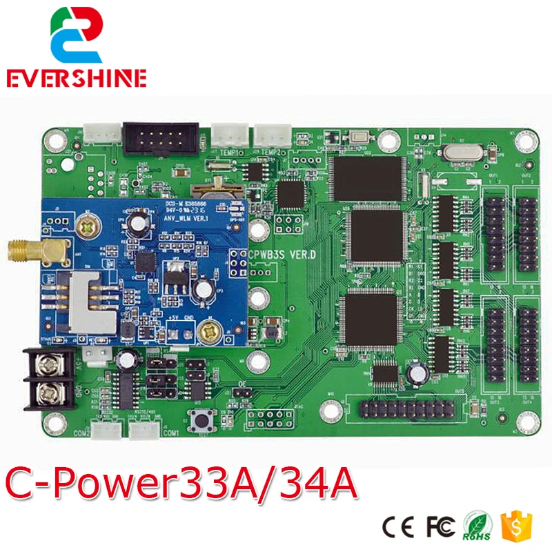 

Full color Asynchronous LED Screen controll card Lumen C-Power 3 series controller 33A 34A support smart setting