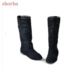 Fashion Best-Selling Children Shoes Girls Boots Kids Shoes Breathable Children Boots Drill Hollow Mesh Boots For Girls