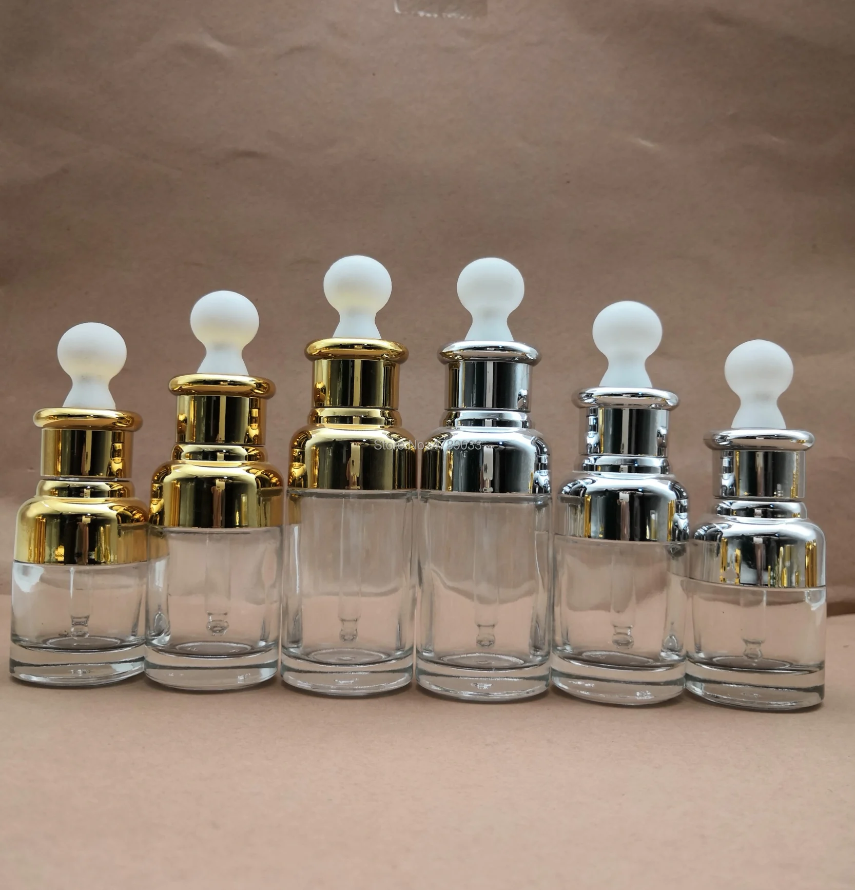 

Glass Bottle With Pure Dropper Perfume Sample Tubes For Essential Oil Liquid Reagent Pipette Refillable Bottle Empty 20/30/50ml