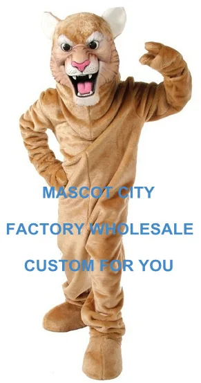 

Hot Sale Leopard Panther Cat Cougar Mascot Costume Adult Size Mascotte Mascota Outfit Suit Fancy Dress SW656