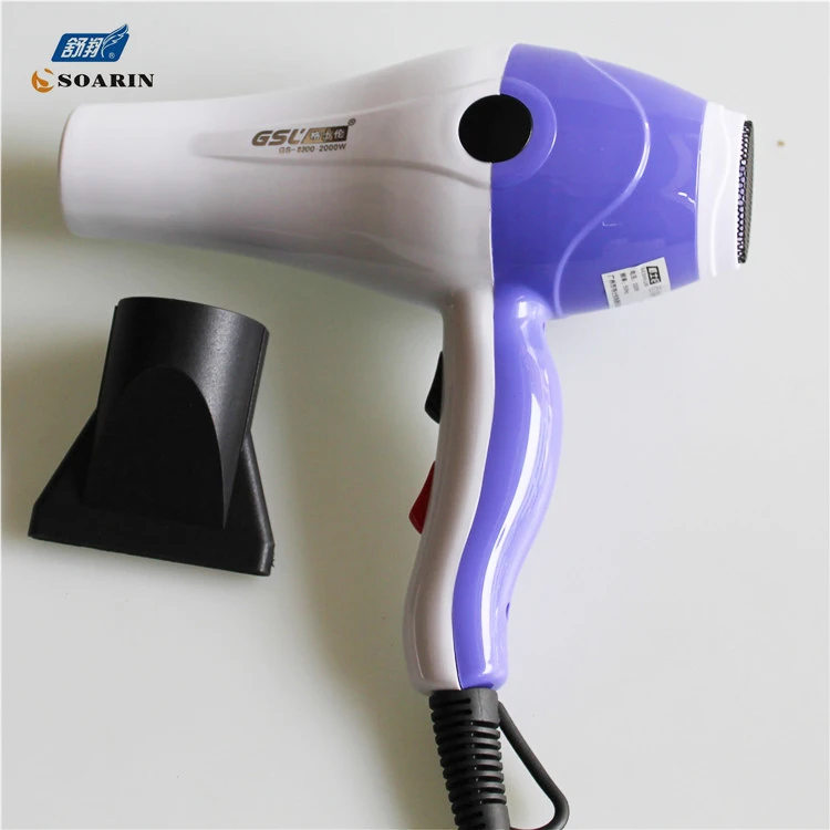 SOARIN Small Appliances Professional High-Power Constant Temperature Hair Dryer Purple Home Hot/Cold Air Blower Hair Dryer Motor