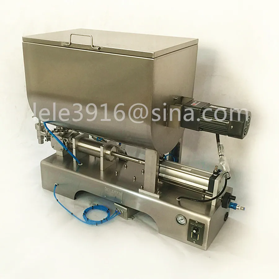 G1WGD500 Fully Pneumatic Semi-automatic Paste  and Liquid filling machine,Chilli Sauce  Piston Paste Filling Machine (15-150ml)