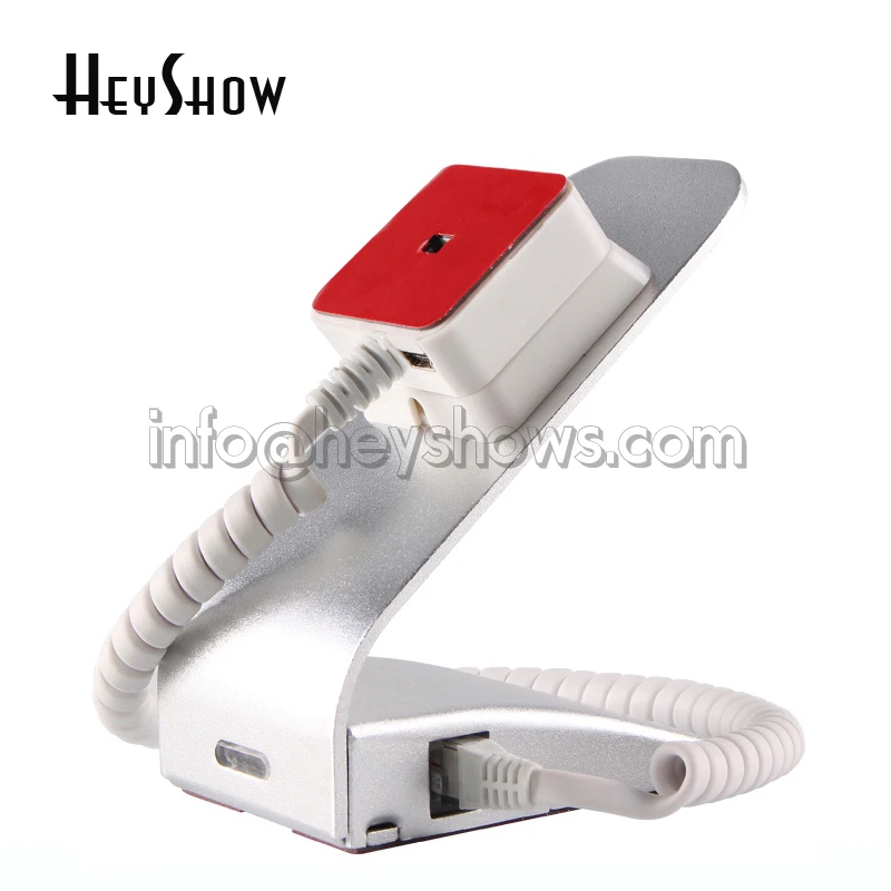 Mobile Cell Phone Security Display Stand with Burglar Alarm System for Retail Shop Loss Prevention Compatible with All