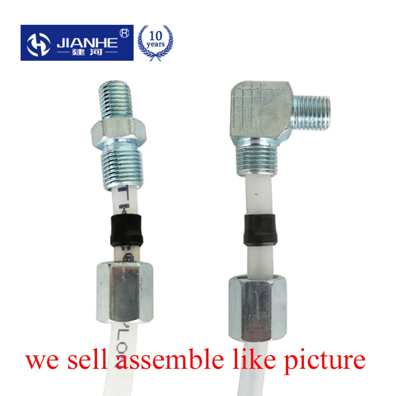 KT KTA 6mm Ferrule Fitting /Lubrication Oil Pipe Connector/ Butt Joint  For Centralized Lubrication System/CNC Machine Centre