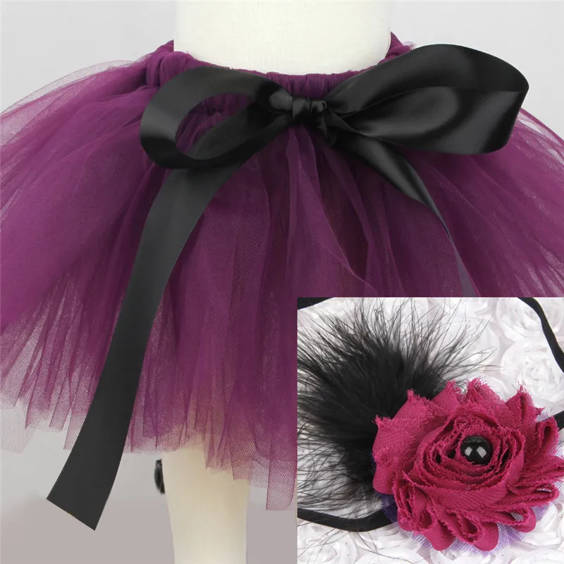 Retail headband Rabbit skirt + hair band  suit feather lace fashion hair accessories baby infant Kids children