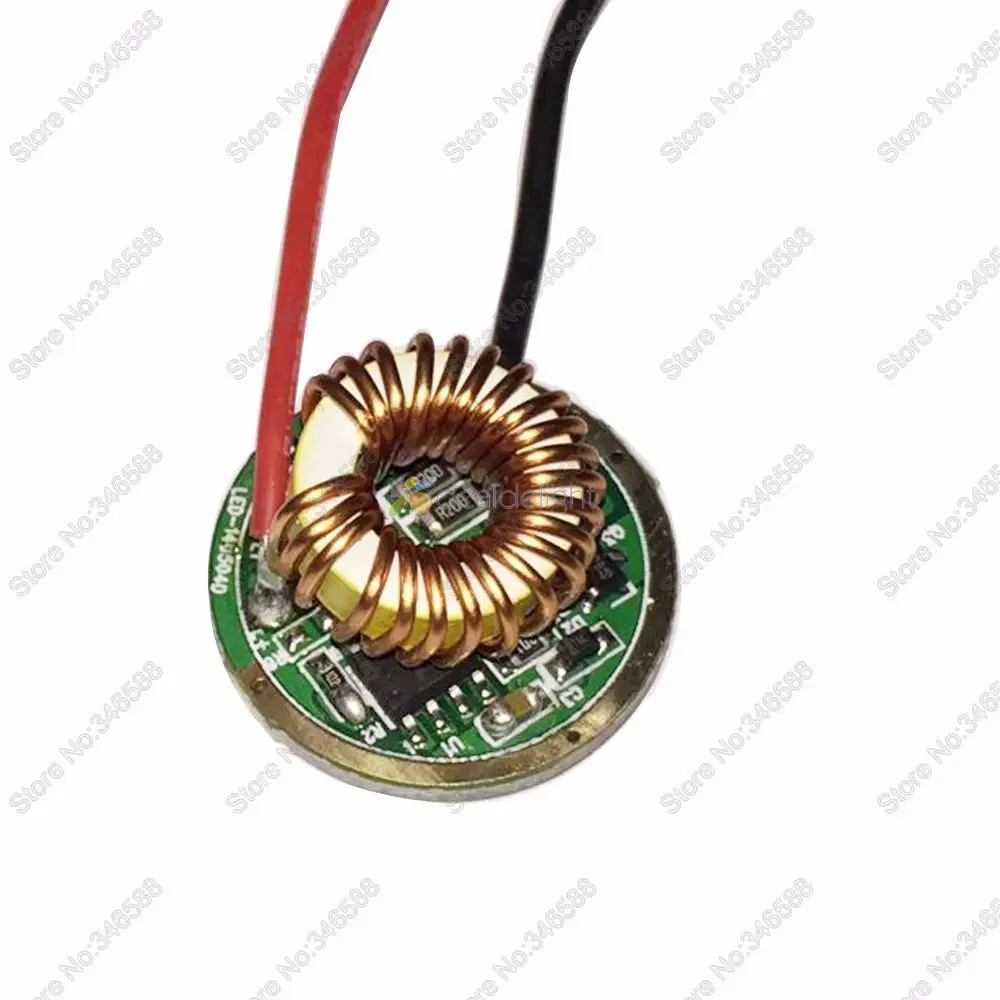 22mm XML LED Driver 1 Mode / 3 Modes / 5 Modes Input 7-15V Output DC3.7V 2.8A for  XML2 T6 U2 High Power LED Emitter