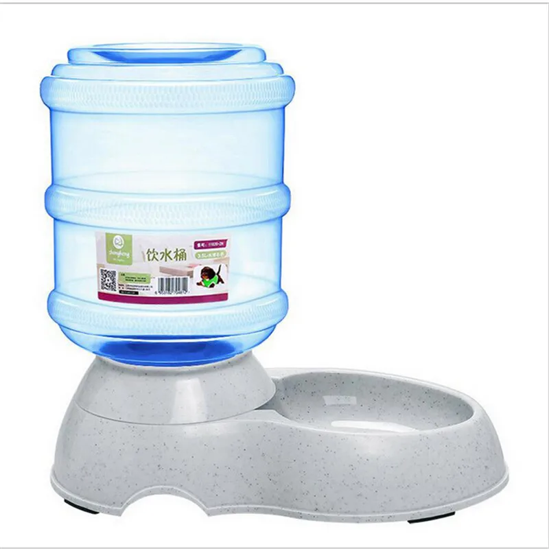 3.5L Large Automatic Pet Feeder Drinking Fountain For Cats Dogs Environmental Plastic Dog Food Bowl Pets Water Dispenser