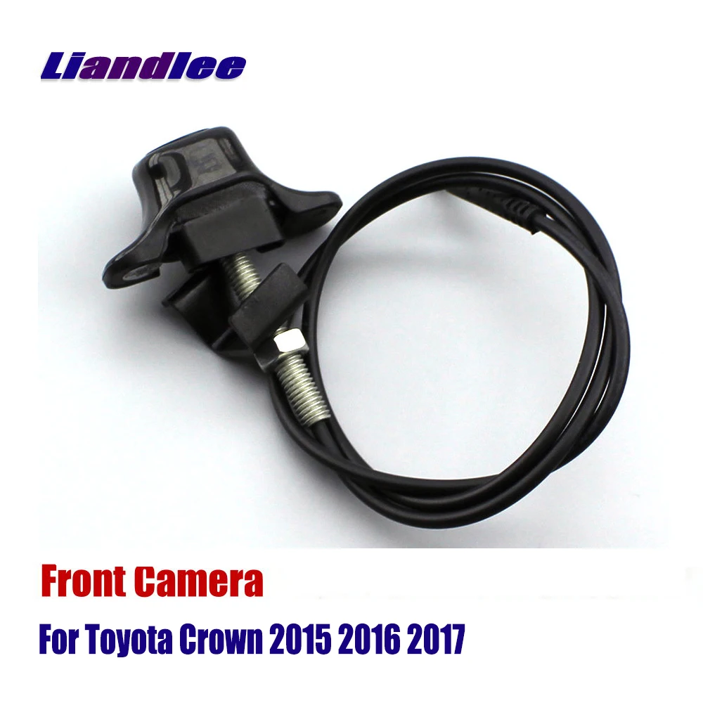 Car Front View Camera AUTO Logo Grill Embedded For Toyota Crown 2015 2016 2017 ( Not Reverse Rear Parking CAM )