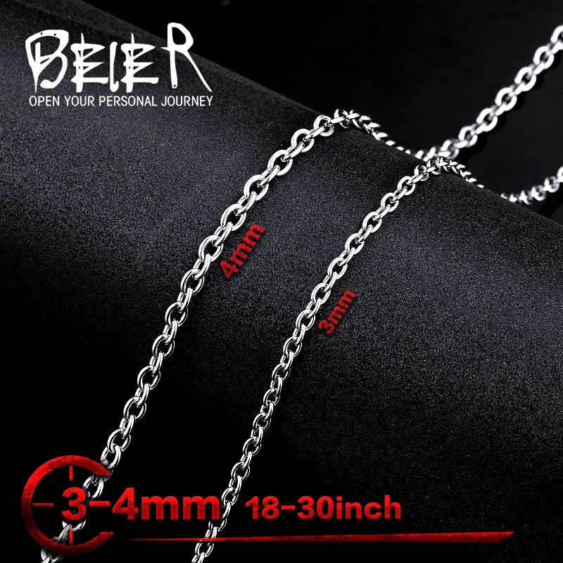 Wholesale Man\'s Fashion Jewelry Price Stainless Steel O Style Chain Choker Necklace BN1027