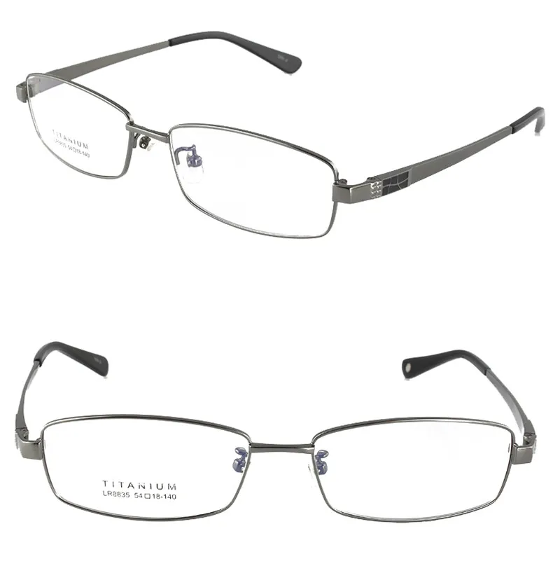 

Agstum Womens Mens Pure Titanium Multi Colour Half Rimless Business Glasses Frame Prescription Eyeglasses Clear Lens