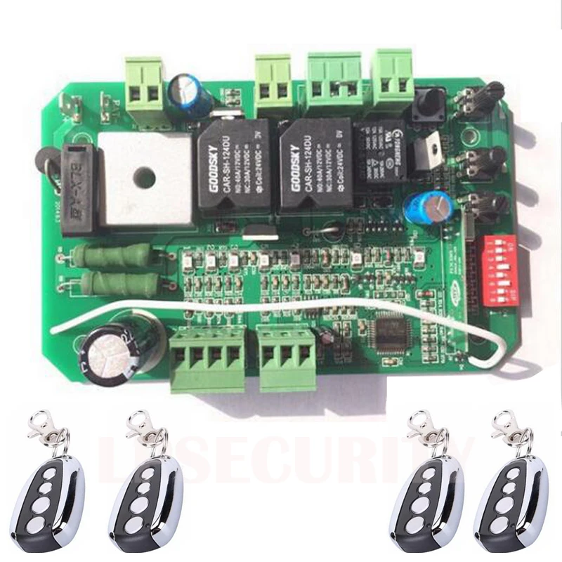 gate opener control unit motherboard PCB motor controller circuit board card for 24VDC sliding gate motor opener