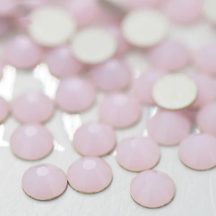 1440pcs/lot pink opal color  Flatback Rhinestones for Nails 3D Nail Art Decoration Glitter Crystal