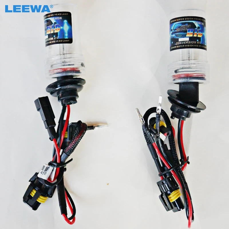 

LEEWA 2x Car 35W H1 H3 H7 H8/H9/H11 H10 9004 9005 9006 9007 880/881 Xenon HID Bulb Replacement Singel Bulbs #CA2305